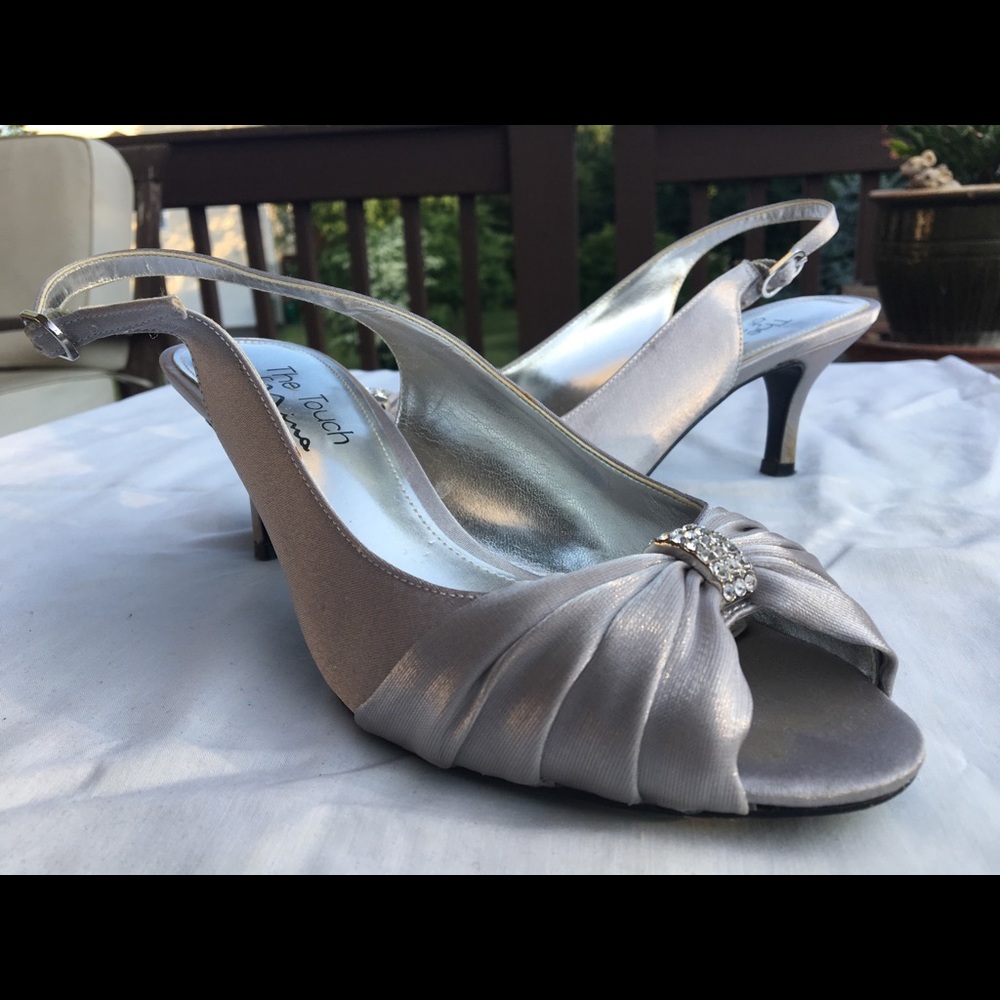 Silver heels